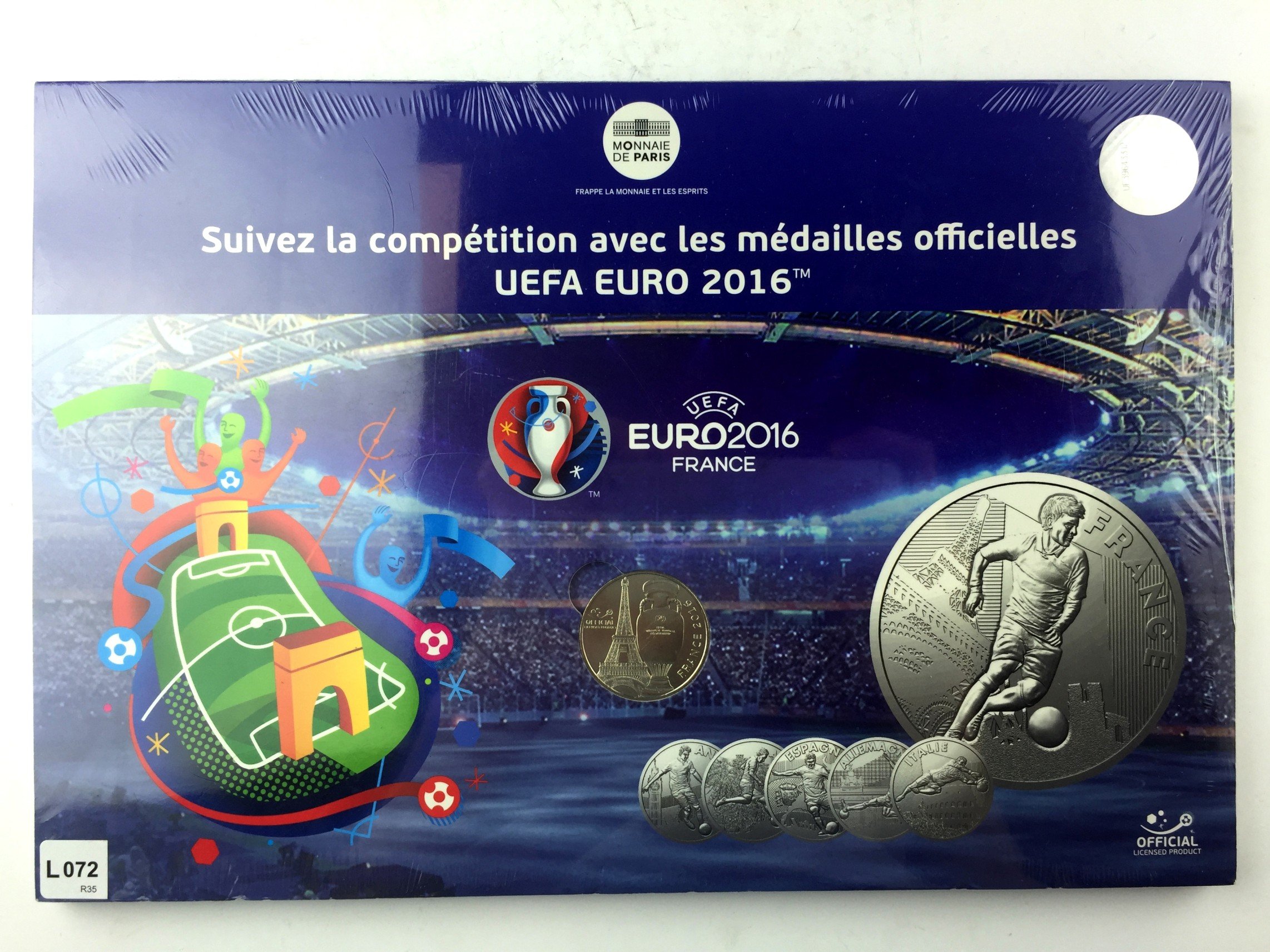 Álbum oficial medallas Eurocopa 2016