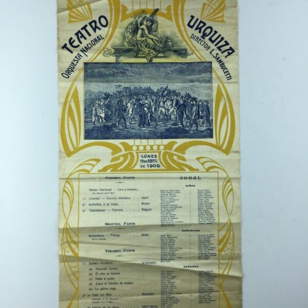 Afiche del teatro Urquiza