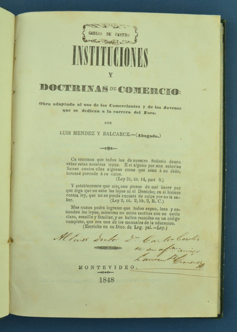 MÉNDEZ Y BALCARCE, Luis