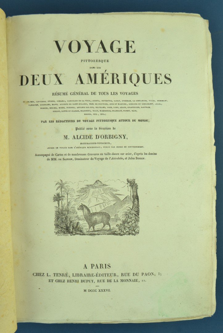 Voyage Pittoresque deux Amériques