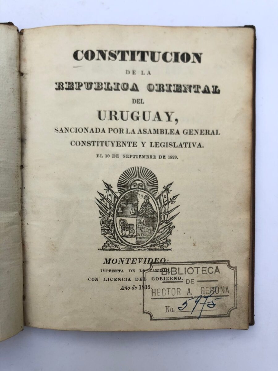 Constitución de la República Oriental del Uruguay