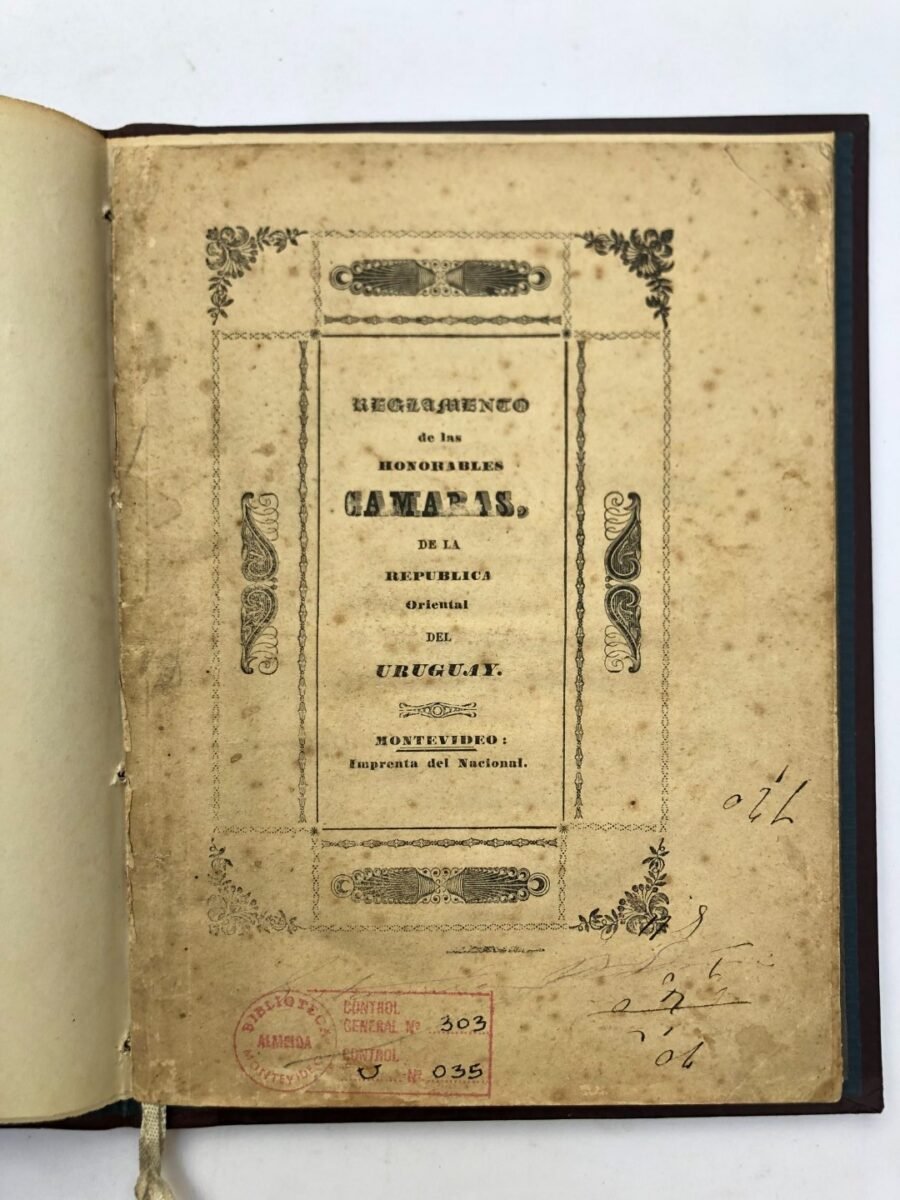 Reglamento de las honorables Cámaras