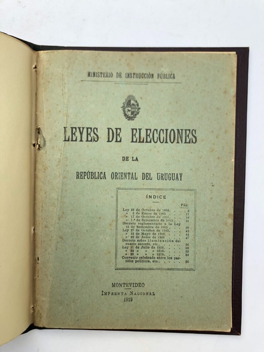 Leyes de elecciones