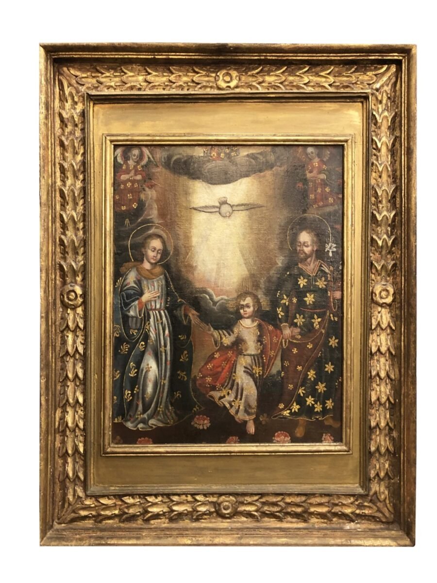 Óleo sobre tela "Sagrada Familia"