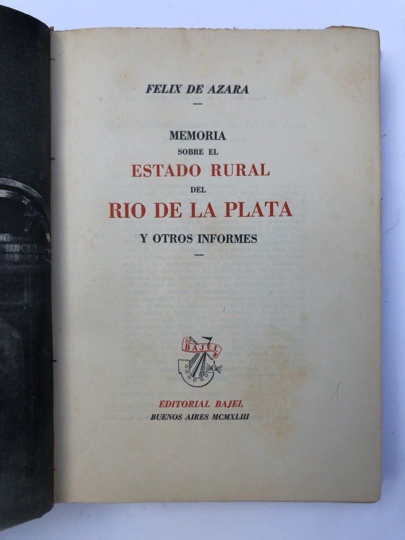 DE AZARA, Félix