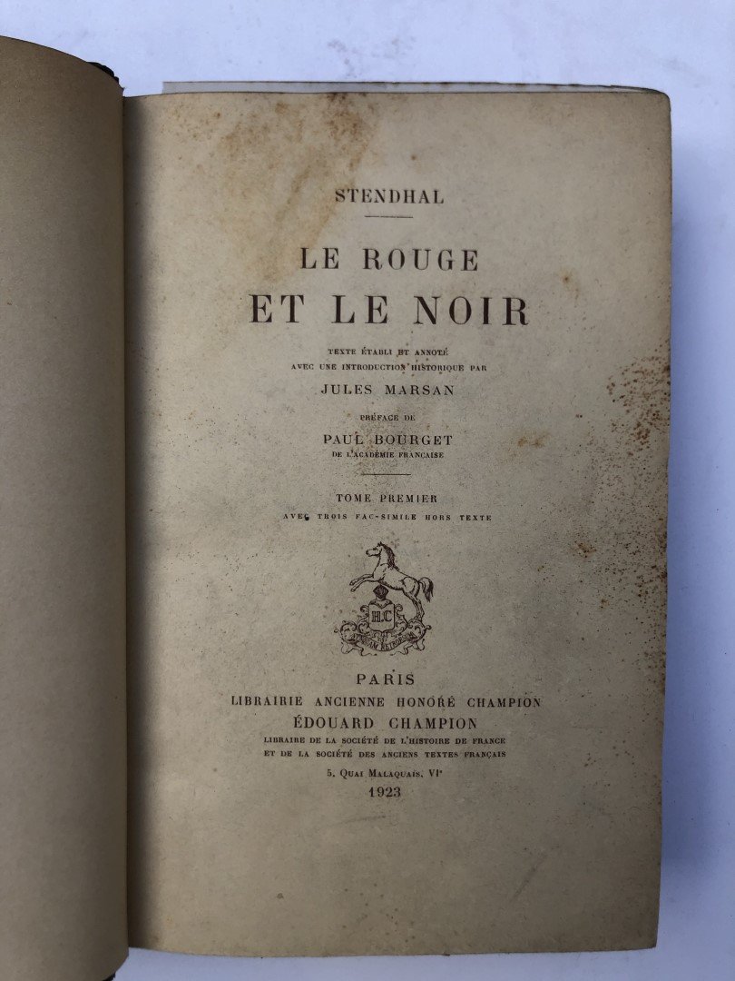 DE STENDHAL. M.