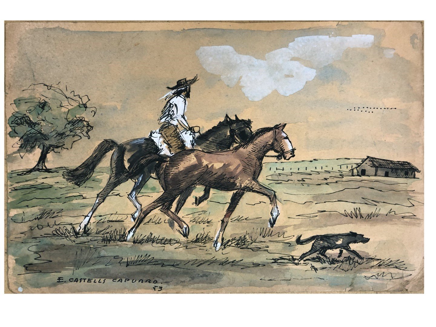 Enrique Castells Capurro. "Gaucho"