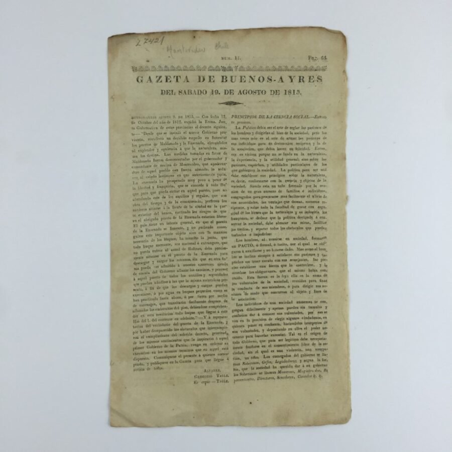 Documento impreso