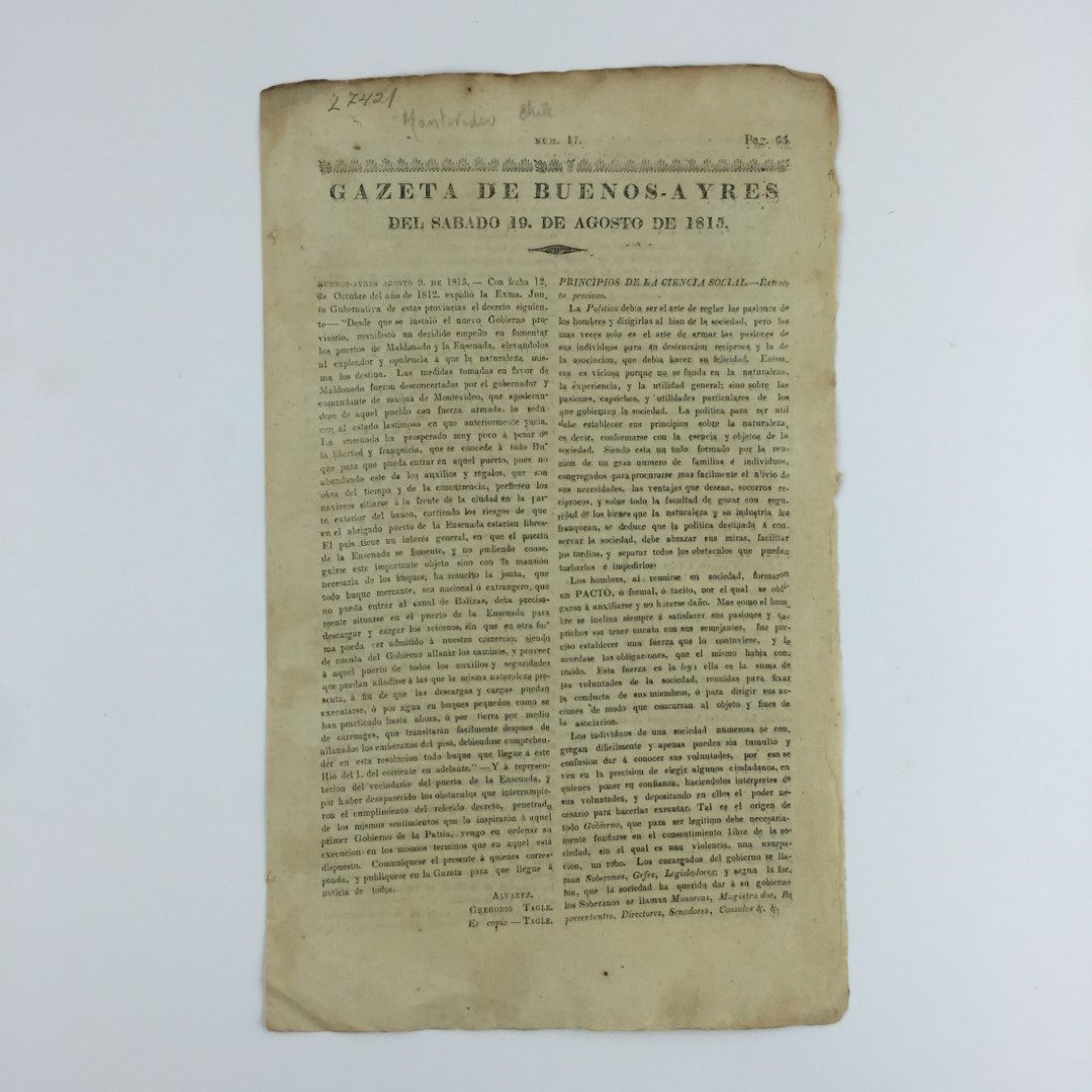 Documento impreso