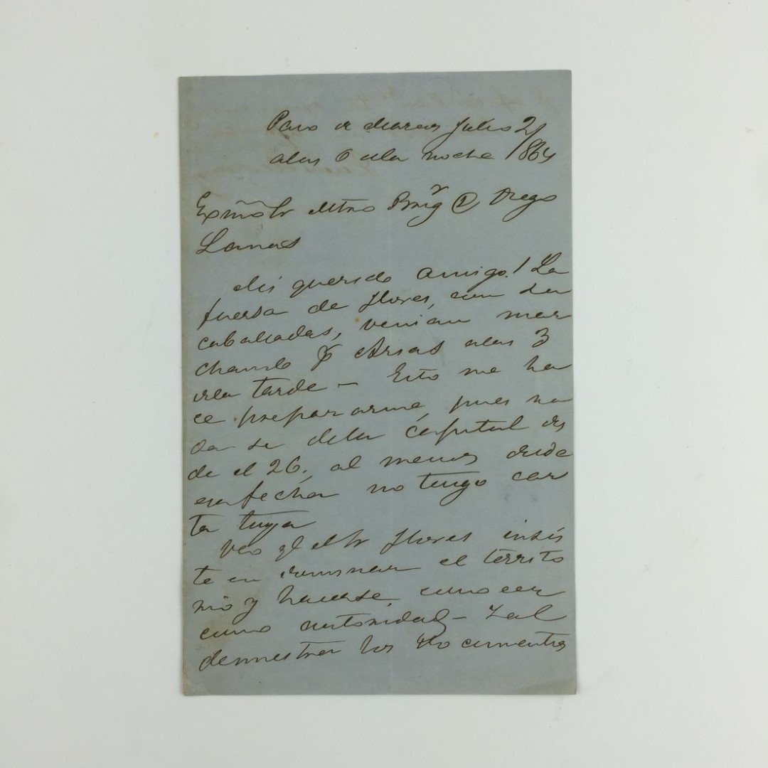 Carta manuscrita