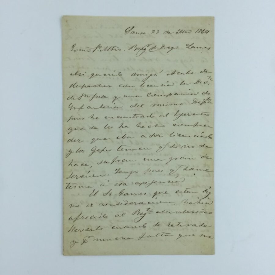 Carta manuscrita
