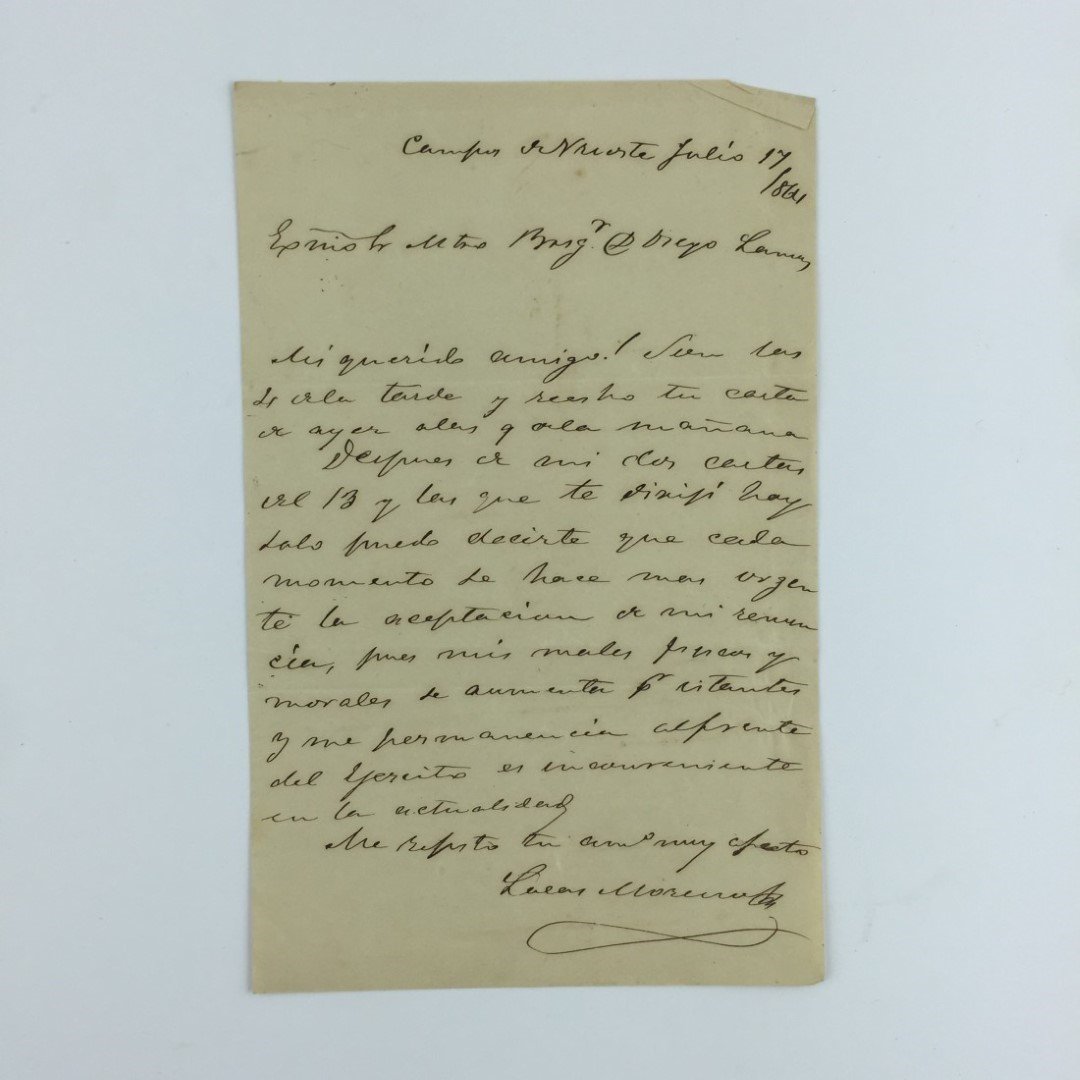 Carta manuscrita