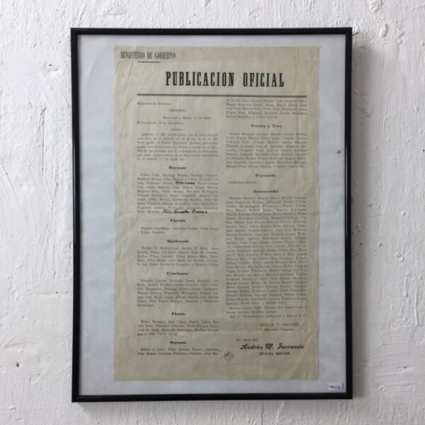 Documento impreso
