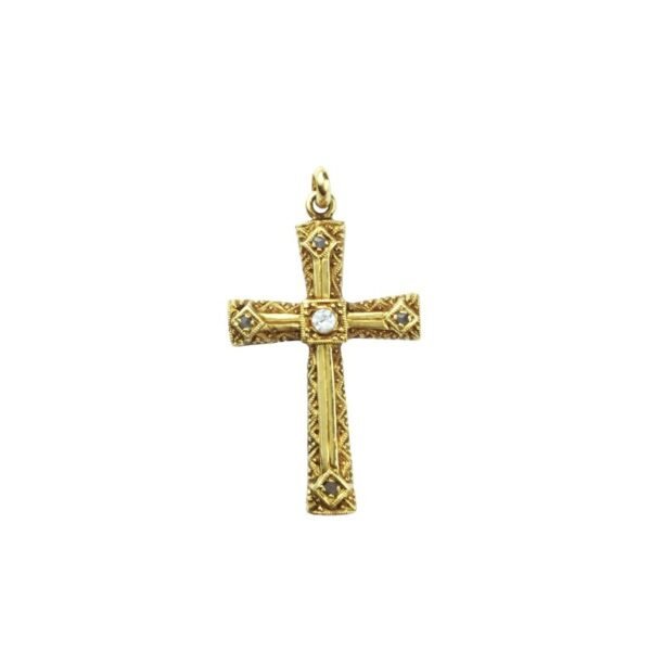 Cruz en oro 18 K