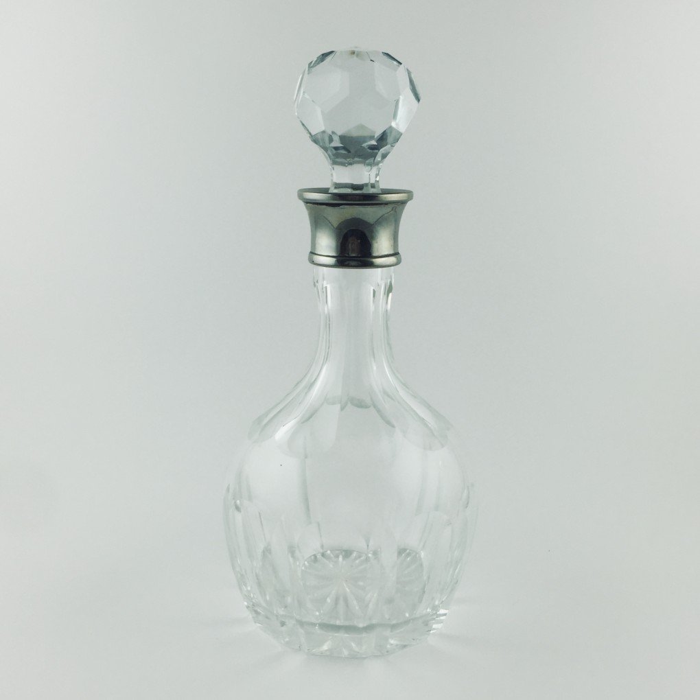 Par de botellones en cristal