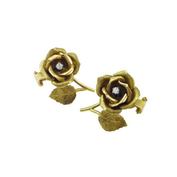 Caravanas en oro 18 K