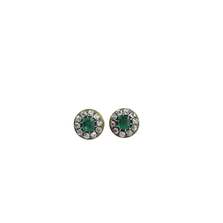 Caravanas en oro 18 K