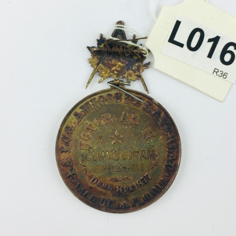 Medalla de pecho masónica uruguaya - Imagen 2