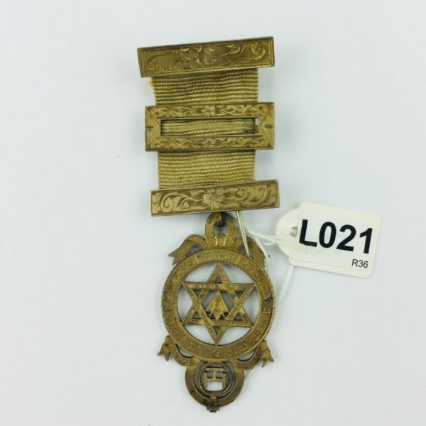 Medalla de pecho masónica inglesa