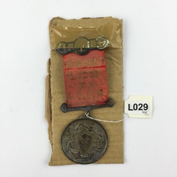 Medalla de pecho masónica inglesa