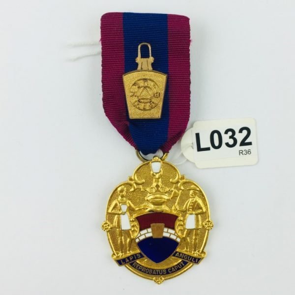 Medalla de pecho masónica inglesa