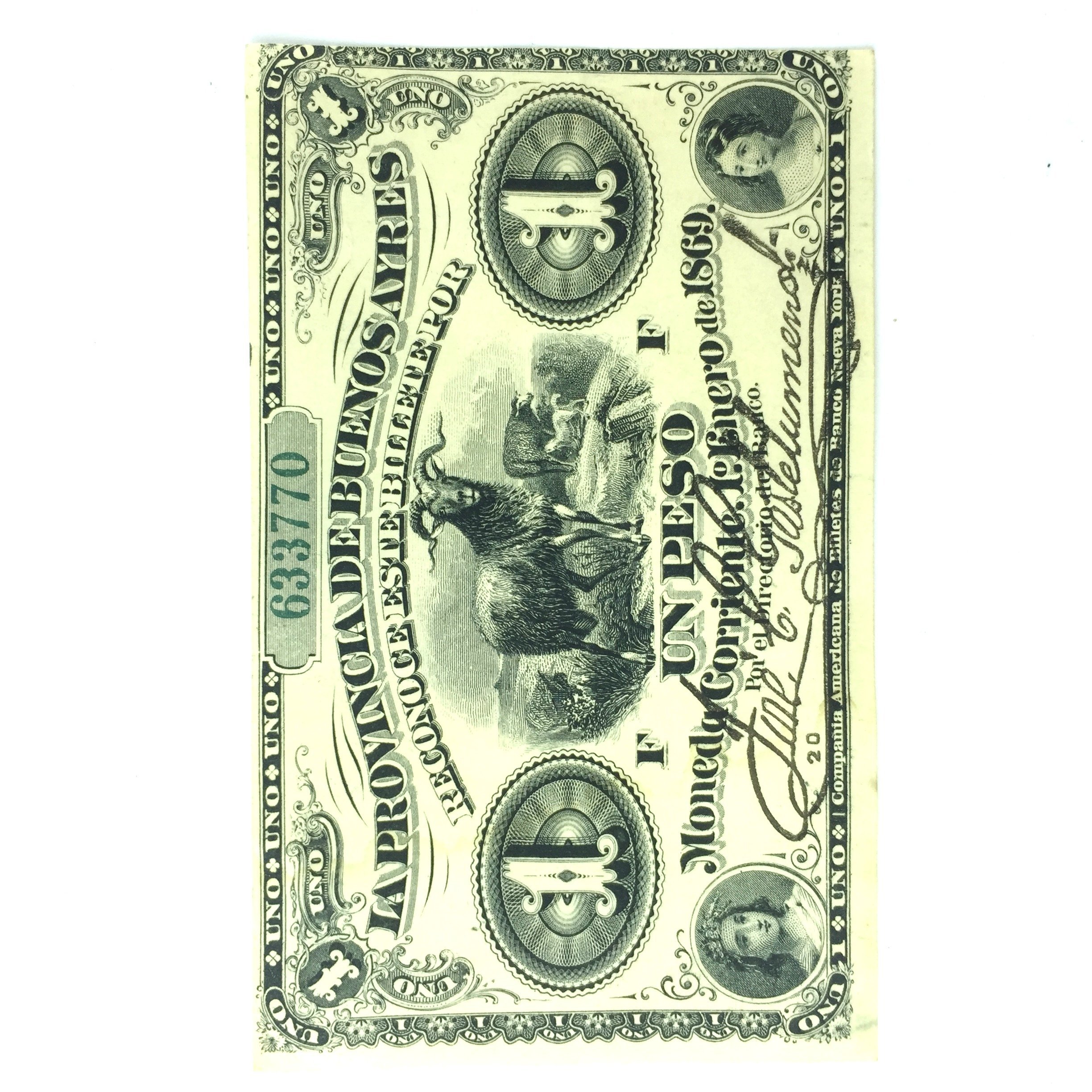 1 billete argentino