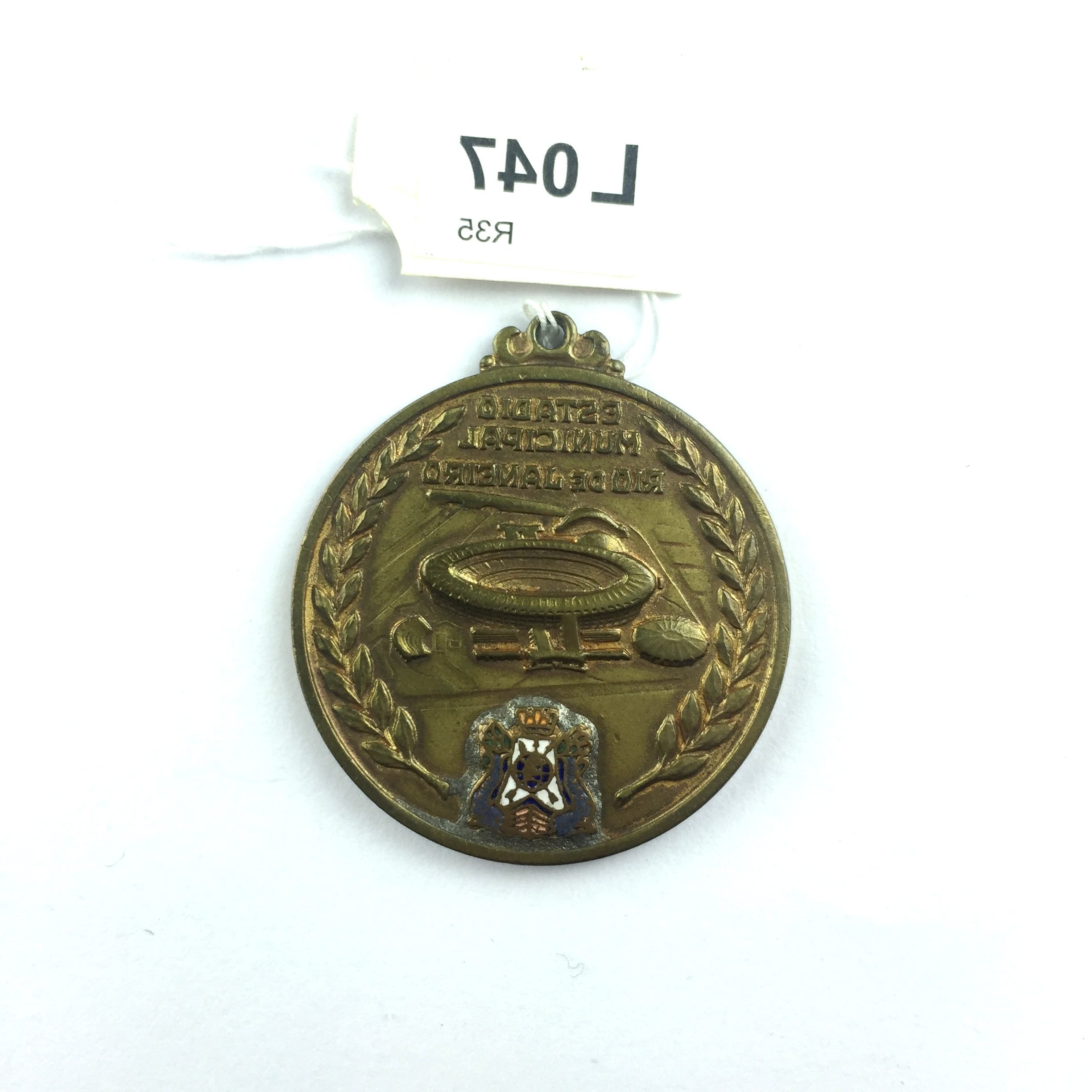 Medalla en bronce y emalte