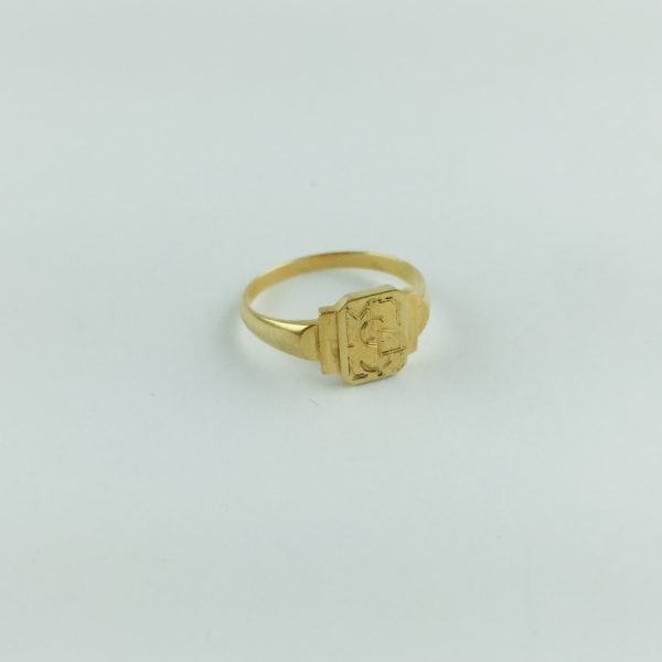 Anillo oro 18 K