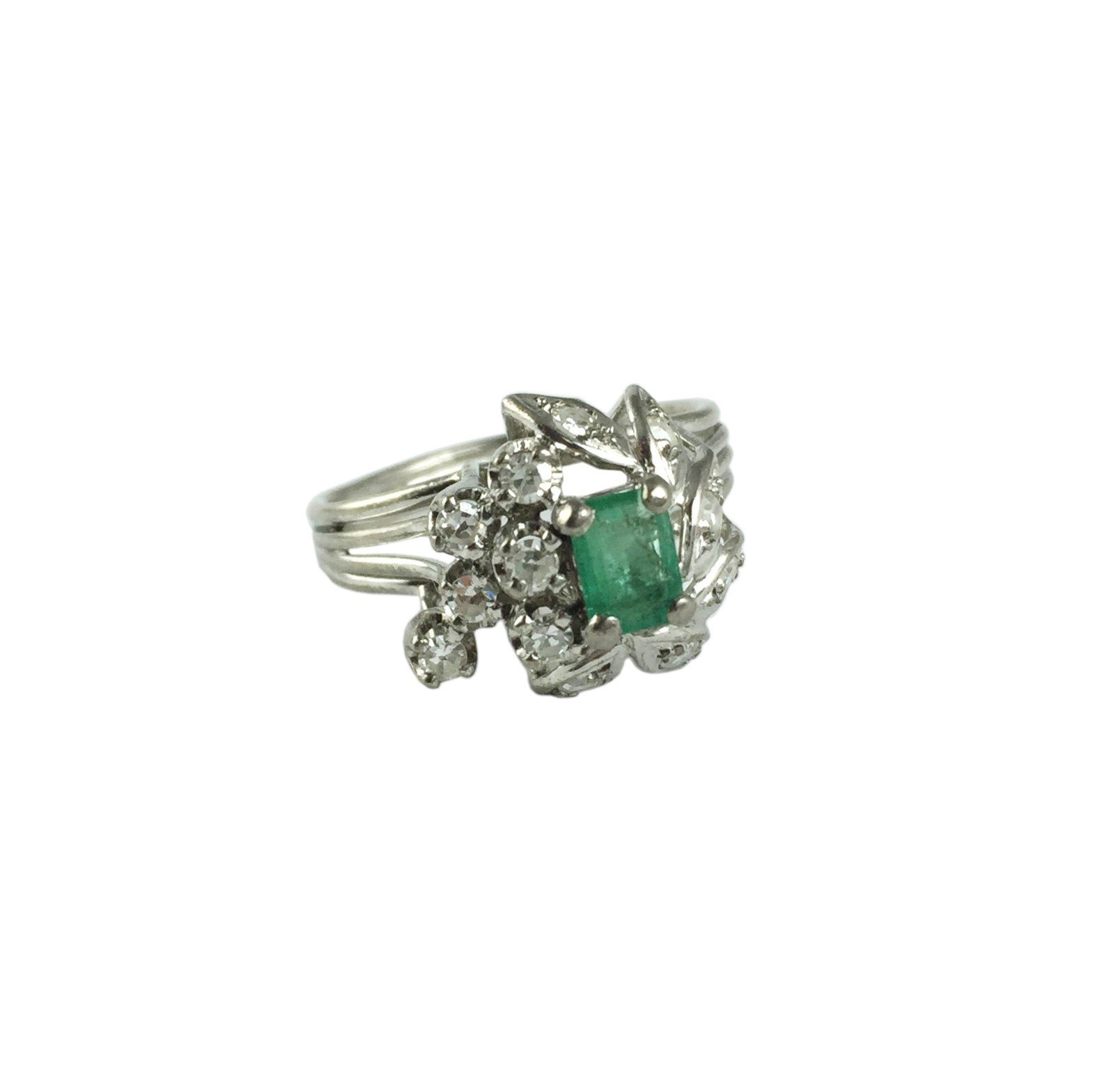 Anillo oro 18 K y brillantes