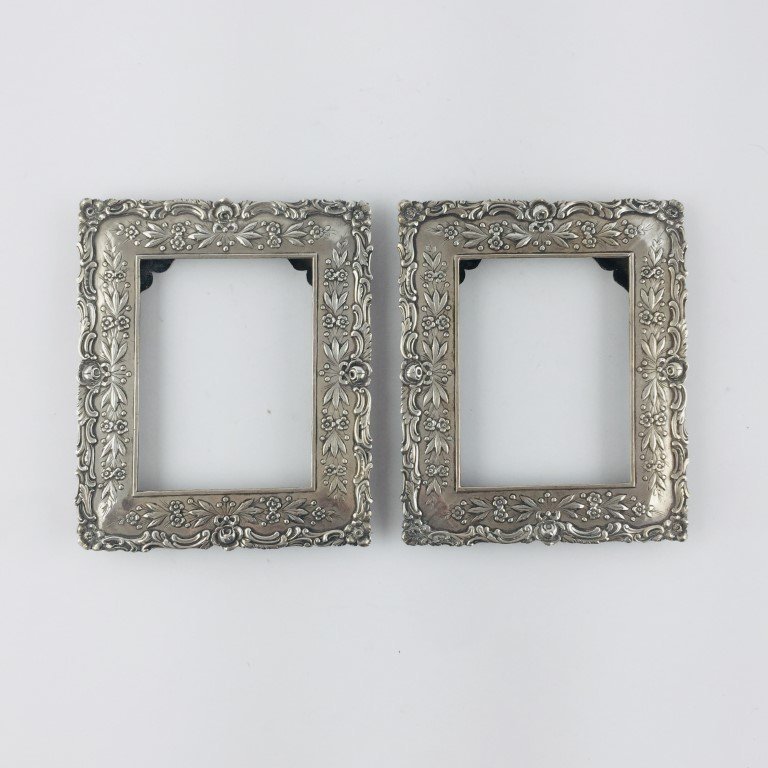 Portarretratos en plata