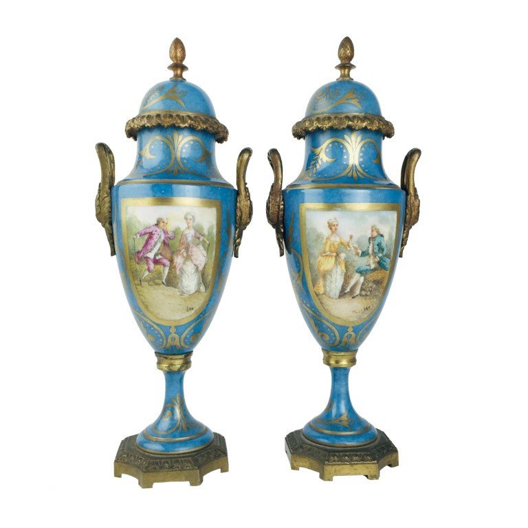 Potiches en porcelana Sèvres