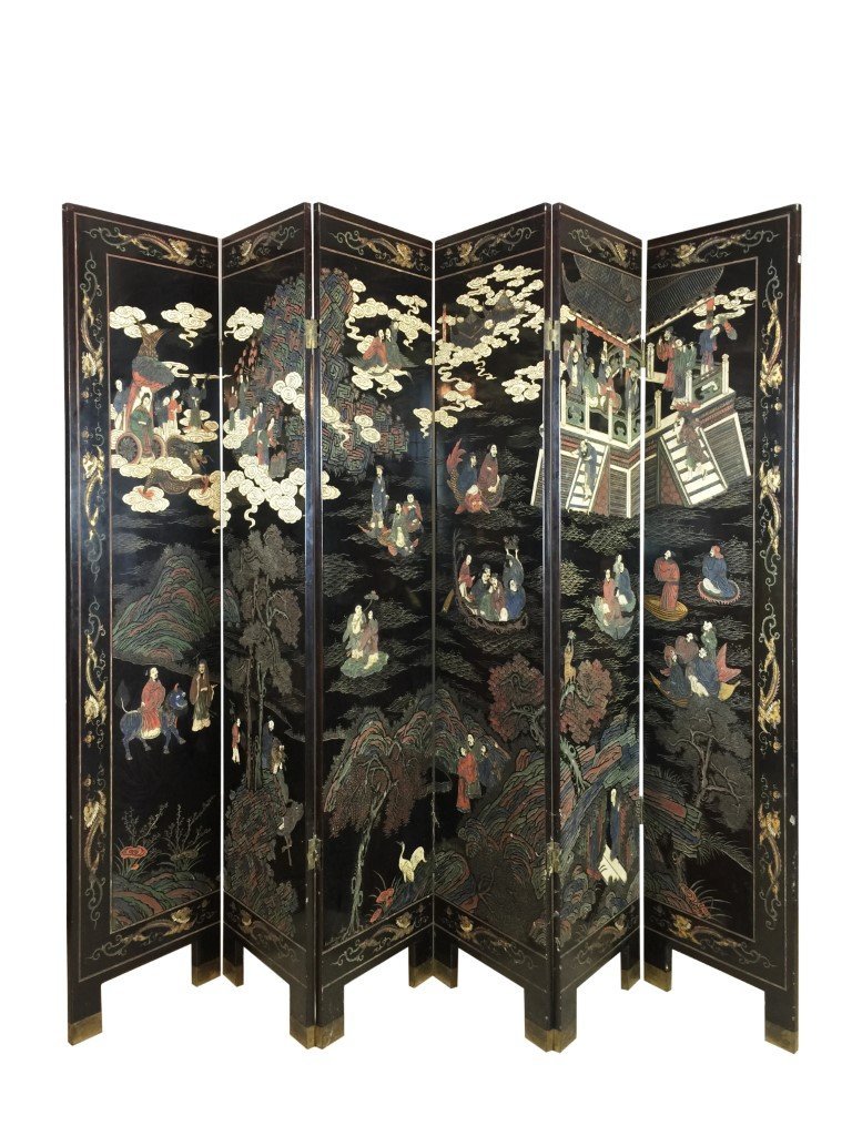 Biombo chino Coromandel - Imagen 2