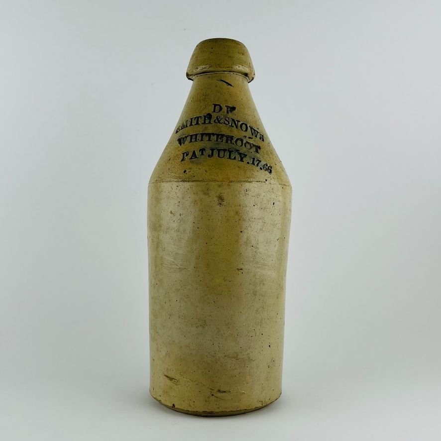 Botella USA en gres