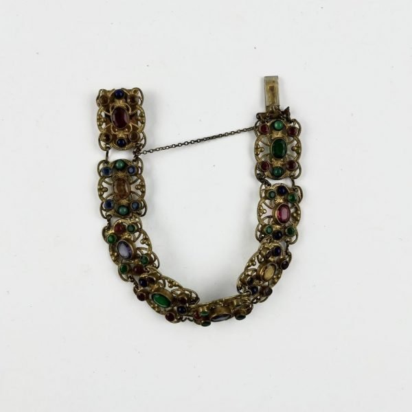 Pulsera en bronce calado