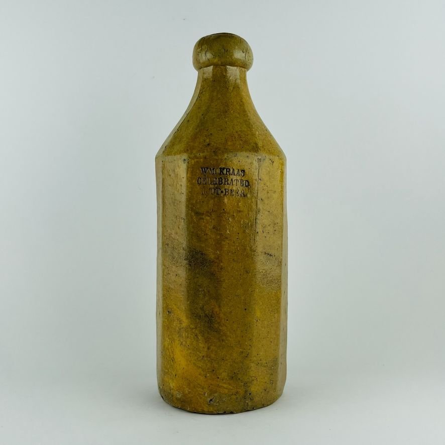 Botella USA en gres