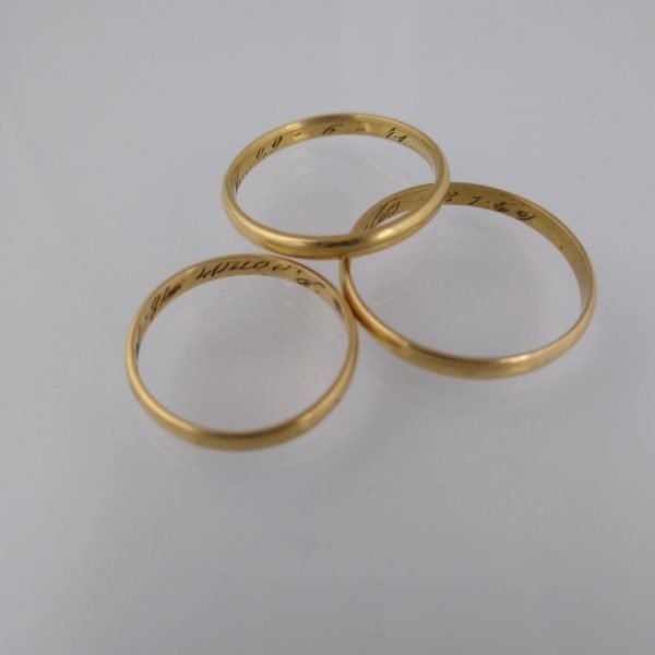 Alianzas oro 18 K