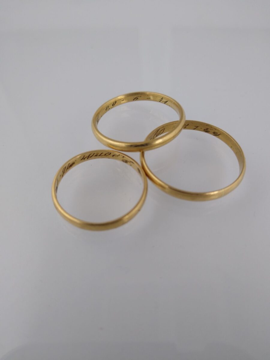 Alianzas oro 18 K