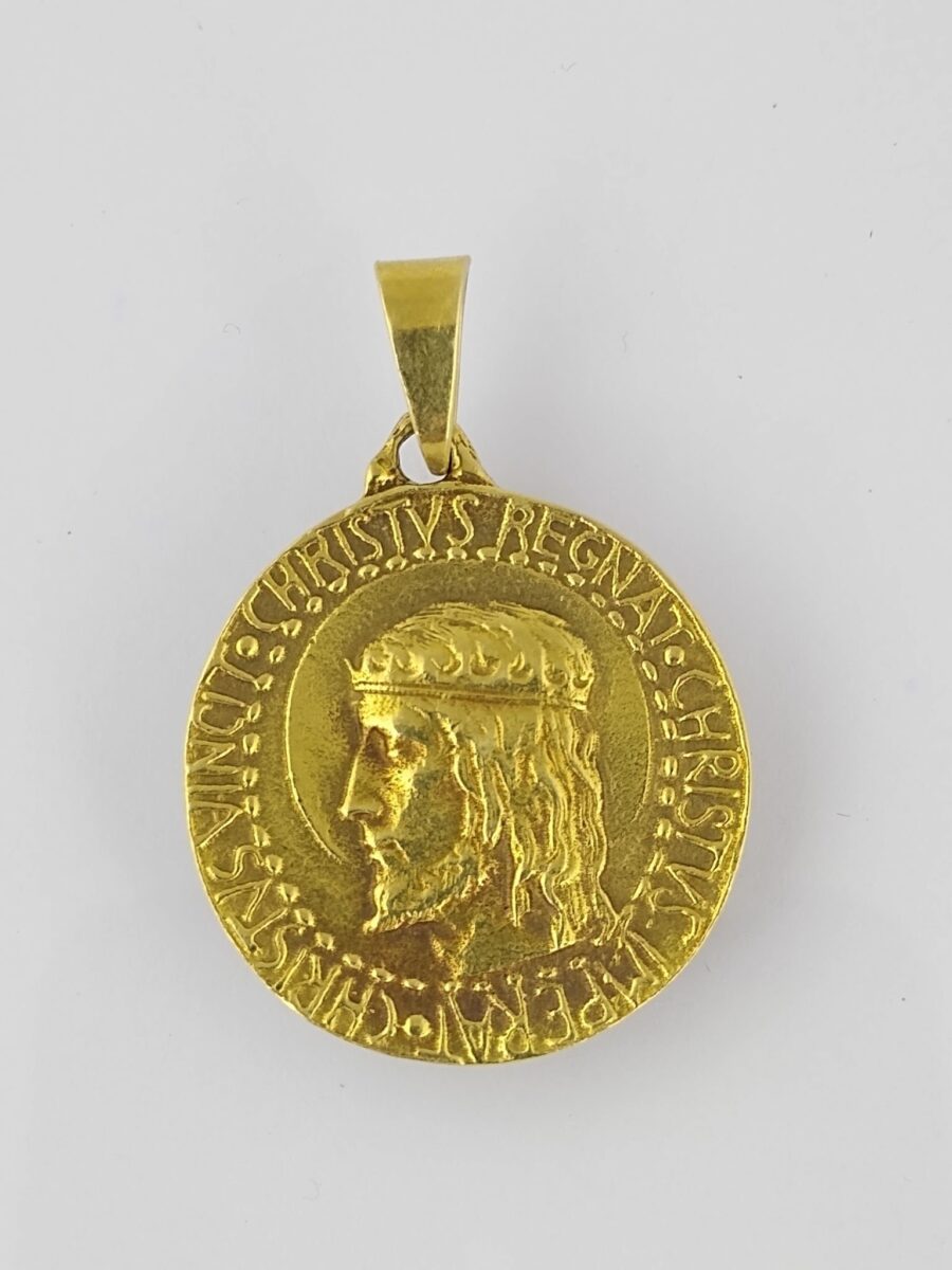 Medalla oro 18 K