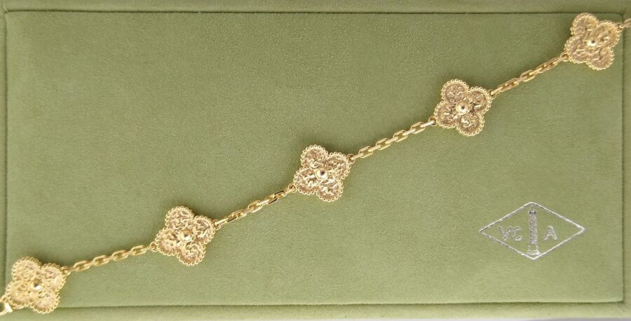Pulsera Van Cleef oro 18 K