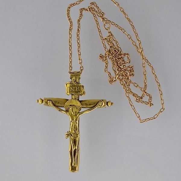 Crucifijo oro 18 K