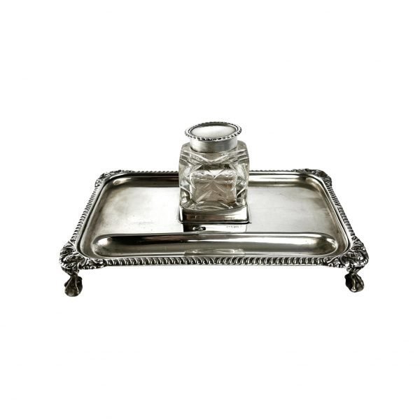 Tintero en plata
