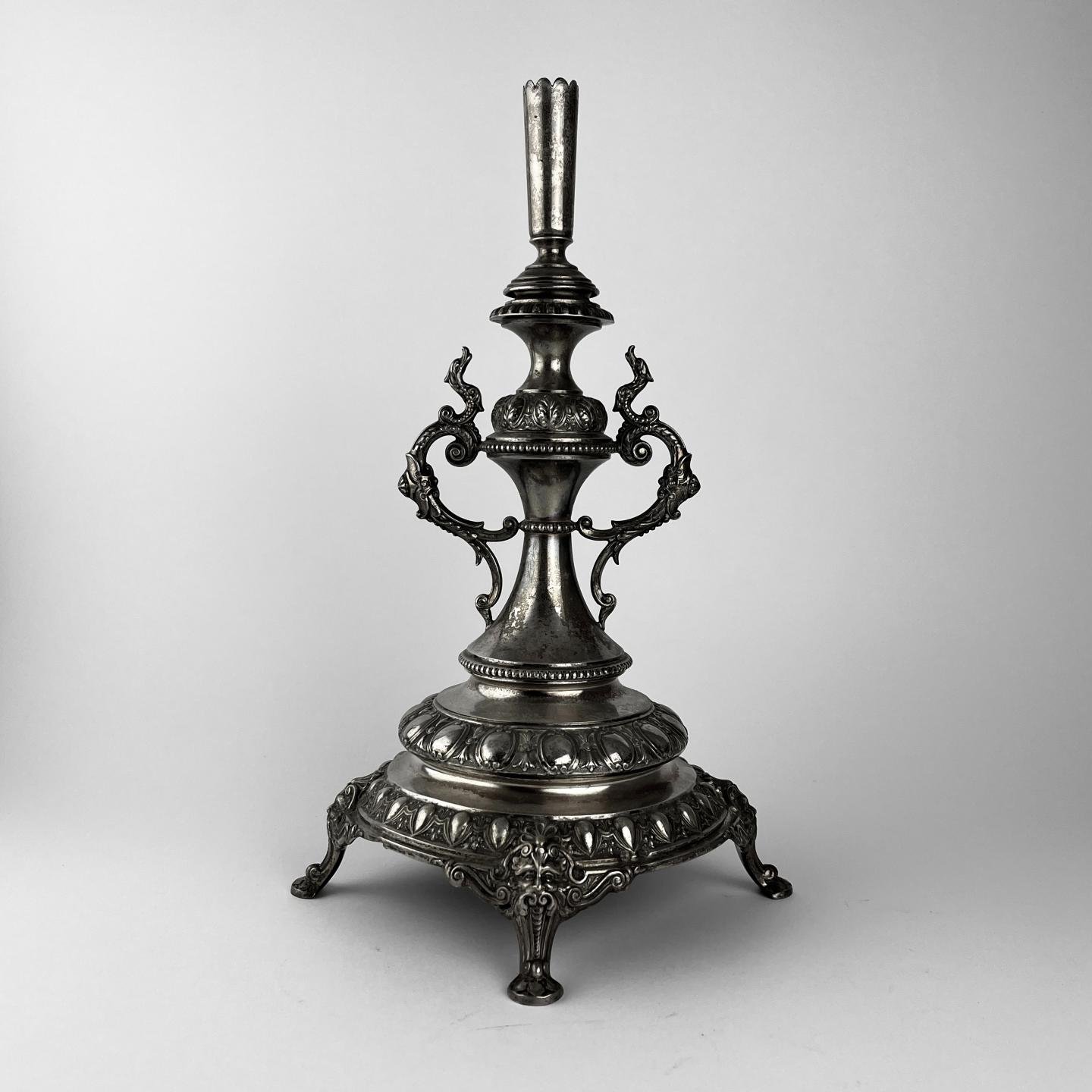 Candelero en plata