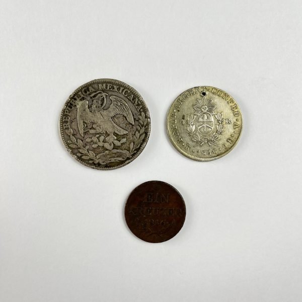 Monedas en plata y cobre