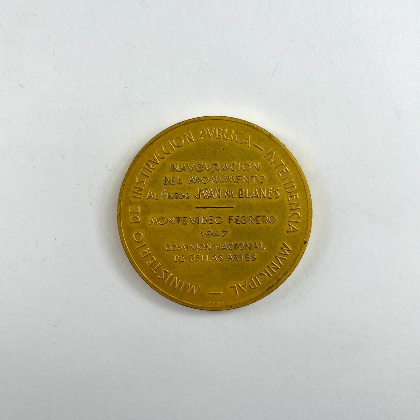 Medalla uruguaya en bronce - Imagen 2