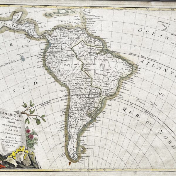 Grabado francés "América"