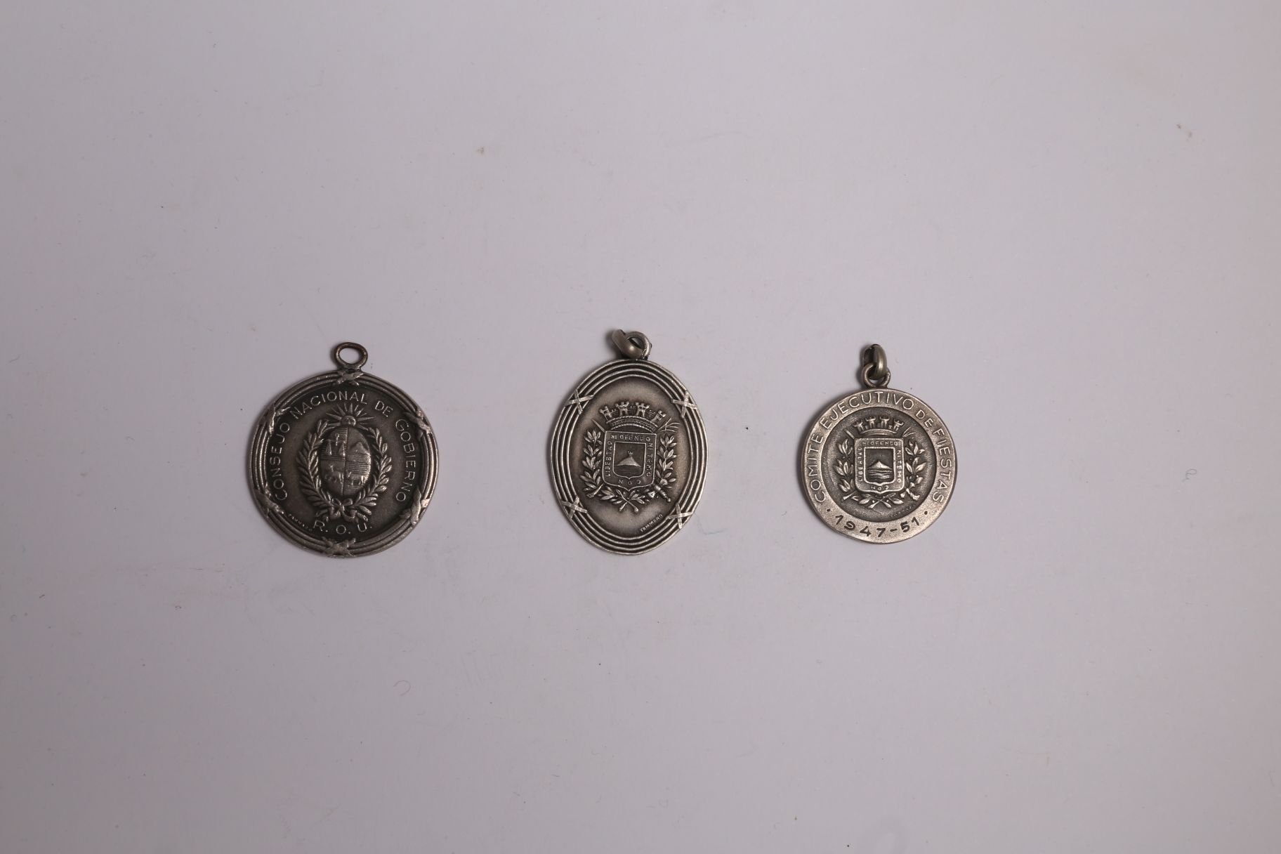 Medallas uruguayas en plata