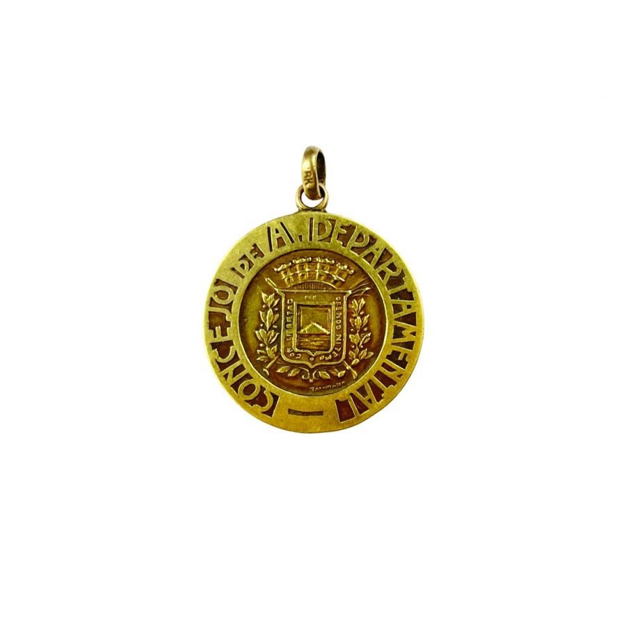 Medalla uruguaya en oro 18 K - Imagen 2