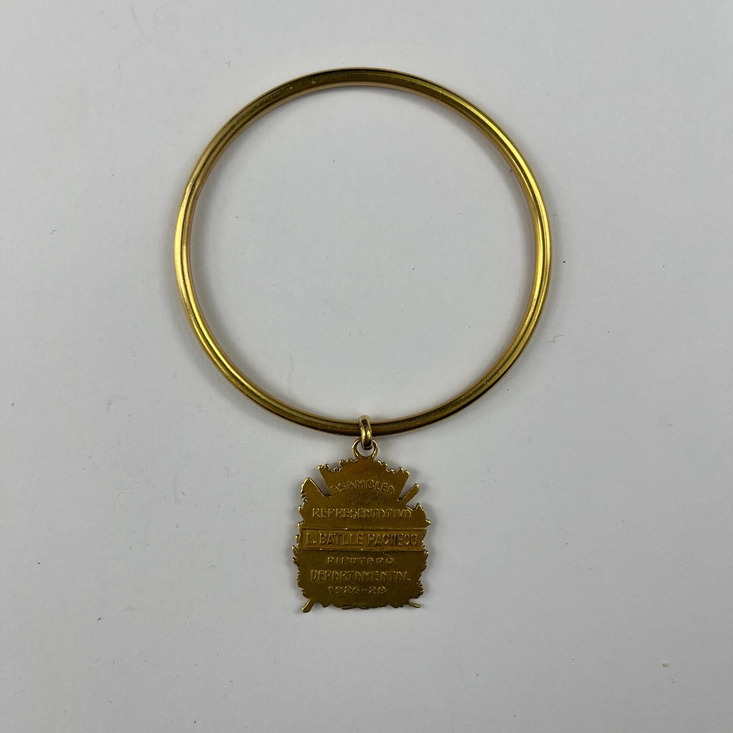 Medalla uruguaya en oro 18 K - Imagen 2