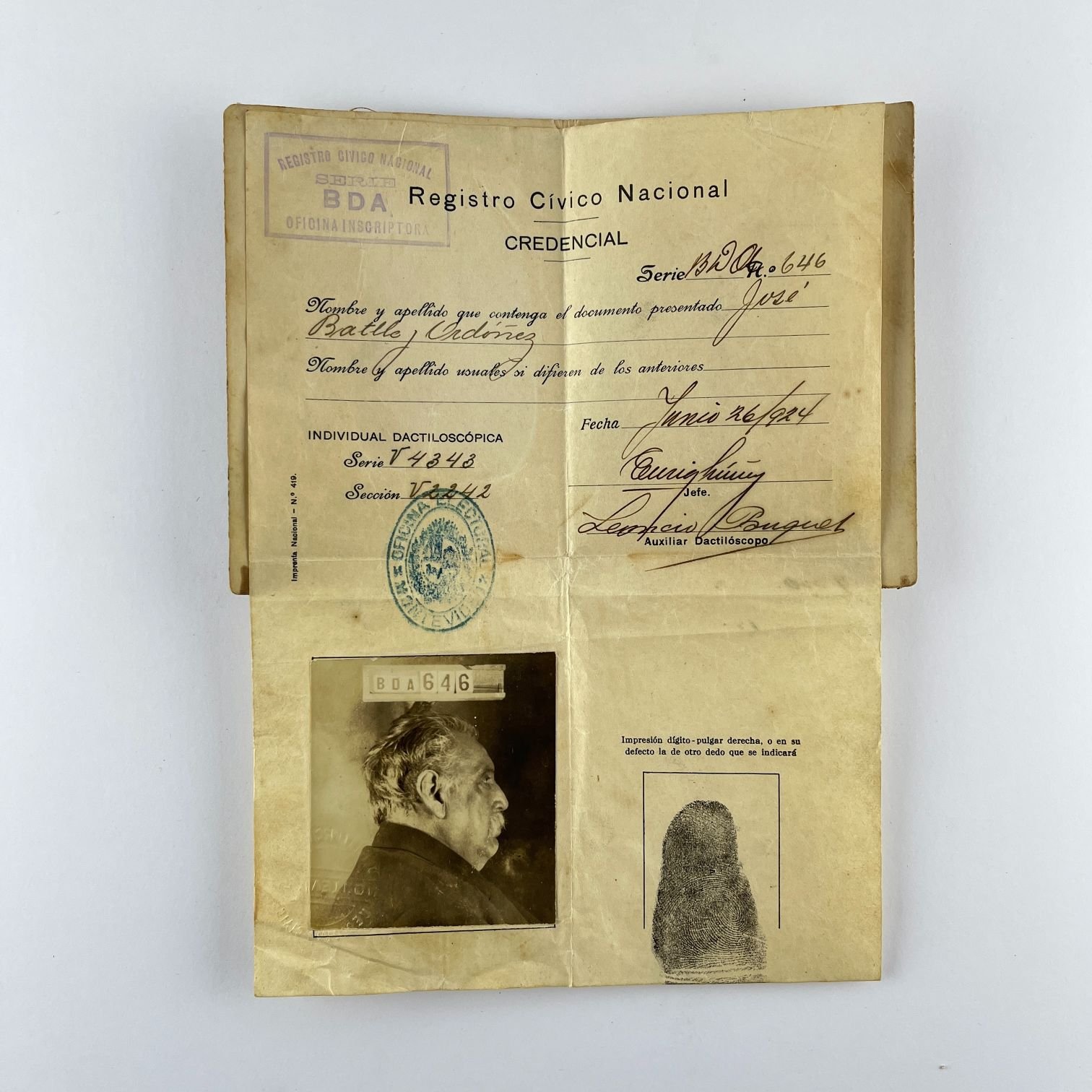 Credencial José Batlle y Ordóñez - Imagen 2