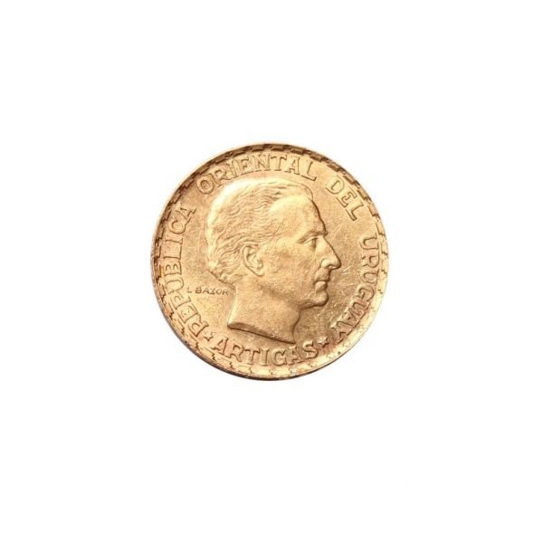 Moneda uruguaya oro